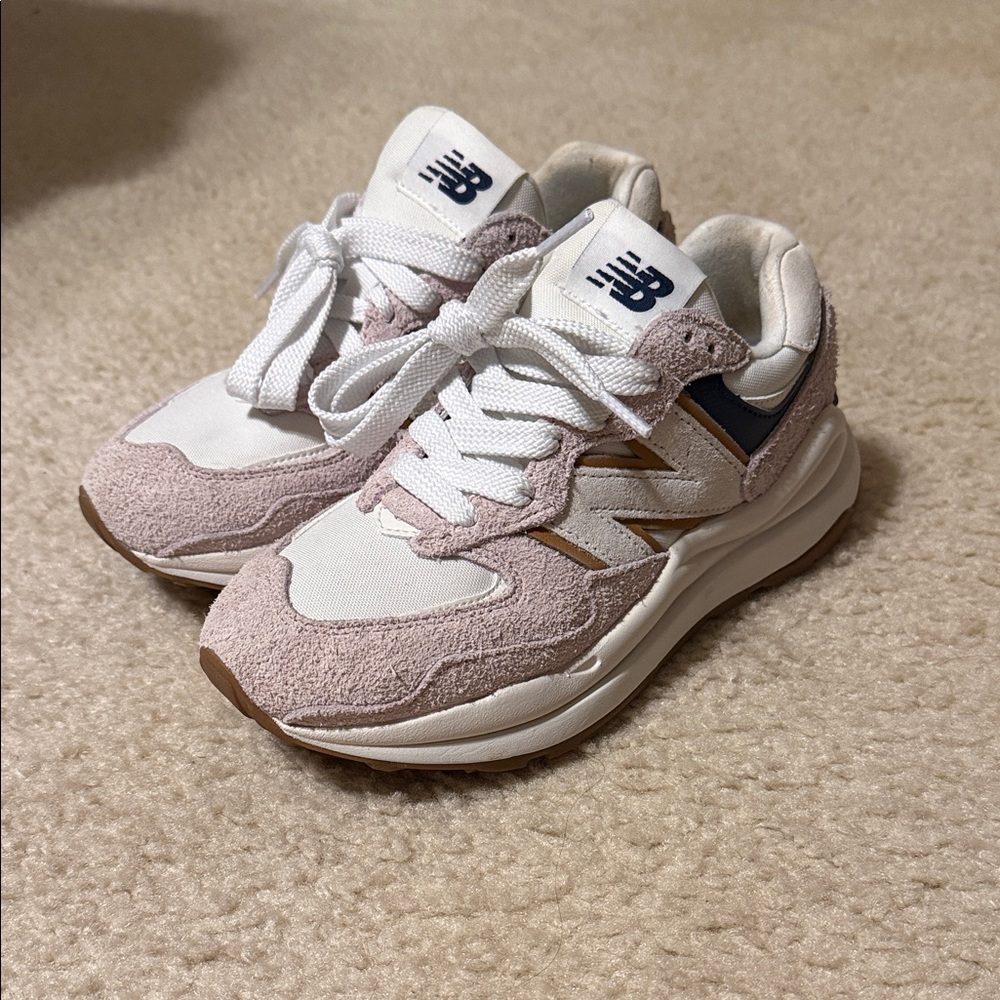 Size 6.5 Women’s New Balance 57/40 Sneakers W5740CCG Stone Pink/Sea Salt!